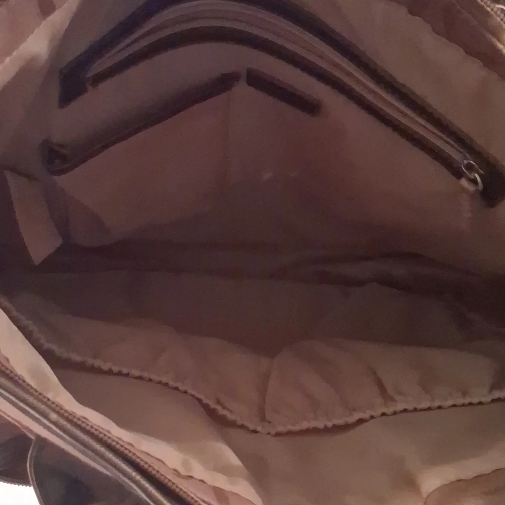 Brown Logo Tote,Luggage, Or Diaper Bag